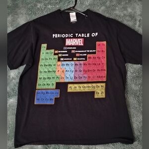 Marvel Periodic Table T-Shirt Men's Size XL